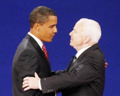 اوباما وماكين في مناظرة تلفزيونية